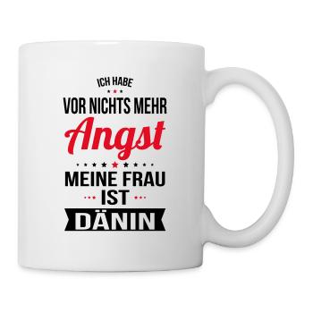 Ma femme est danoise - Idée cadeau Humour - Mug blanc - blanc - Droite