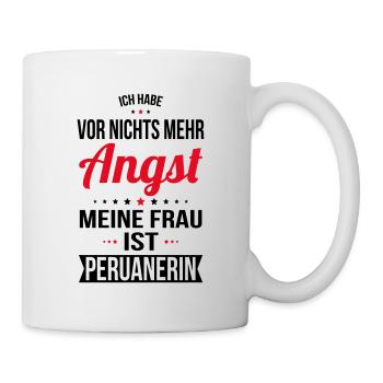 Ma femme est péruvienne - idée cadeau humour - Mug blanc - blanc - Droite