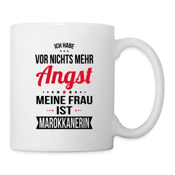 My wife is Moroccan - gift idea humor - Mug - white - Right