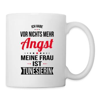 My wife is Tunisian - gift idea humor - Mug - white - Right