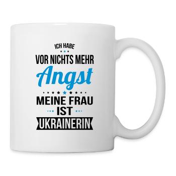 Ma femme est ukrainienne - idée cadeau humour - Mug blanc - blanc - Droite