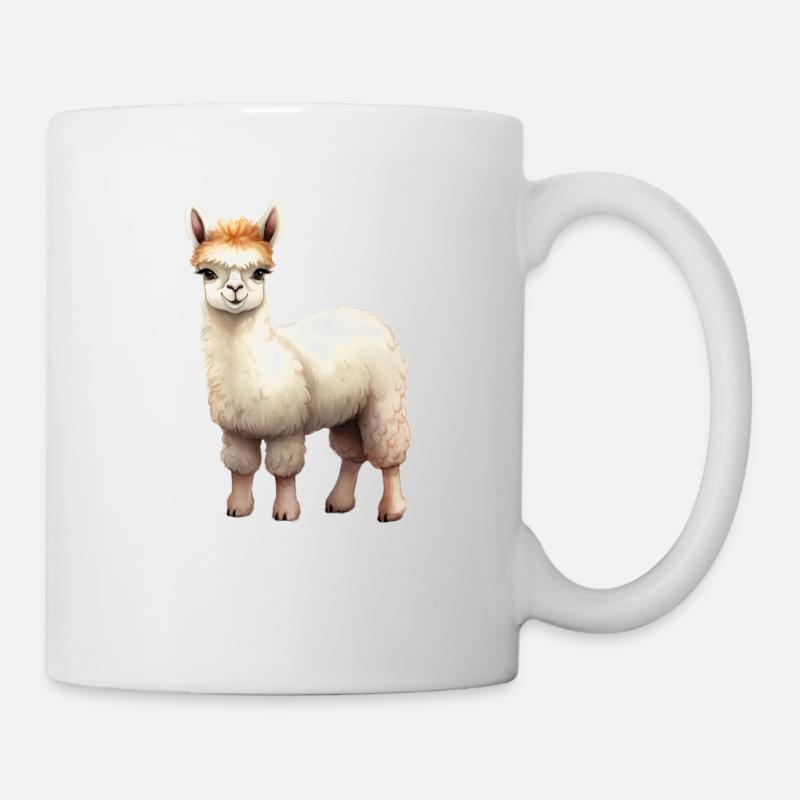 Cute Llama Class Design Class Animal Llama - Mug - white