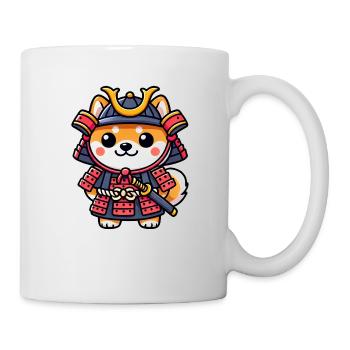 Samurai Shiba Inu - Tasse - Weiß - Rechts