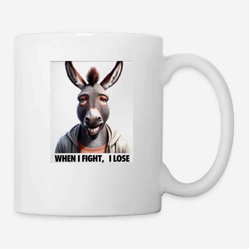 Donkey with an epiphany - Mug - white