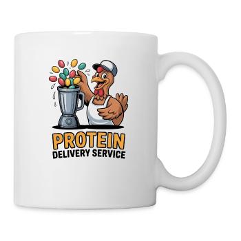 Protein Delivery Service - Tasse - Weiß - Rechts