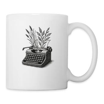 Lettres vivantes - Mug blanc - blanc - Droite