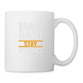Train Hard Stay Strong Calisthenics - Tasse - Weiß - Rechts