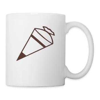 Zuckertüte Schultüte - Tasse - Weiß - Rechts
