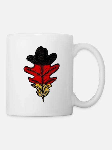 Oak leaf flag - Mug - white