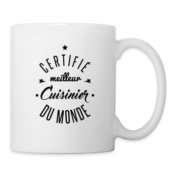 meilleur cuisinier - Mug blanc - blanc - Droite