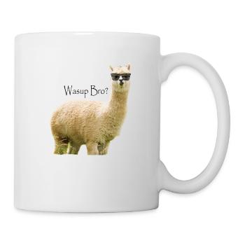 Alpaca Bro - Mug blanc - blanc - Droite