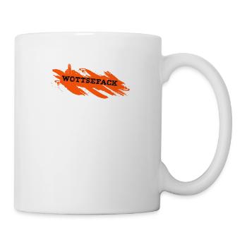 Denglish - Wottsefack :) - Tasse - Weiß - Rechts