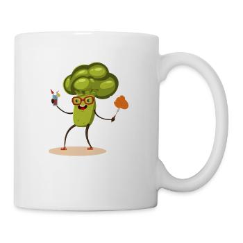 Brokkoli - Tasse - Weiß - Rechts