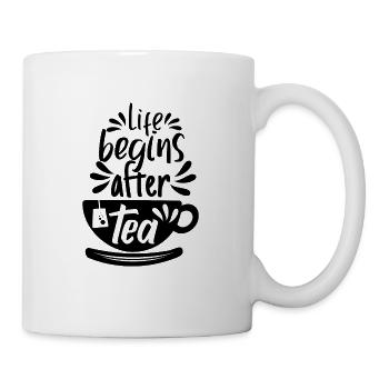 Tee - Tasse - Weiß - Rechts