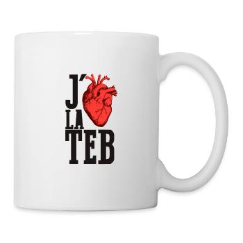 J'aime la TeB Nrouge - Mug blanc - blanc - Droite