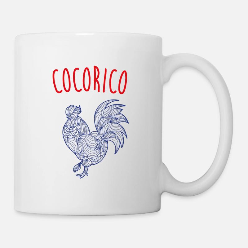 Cocorico - Mug blanc - blanc