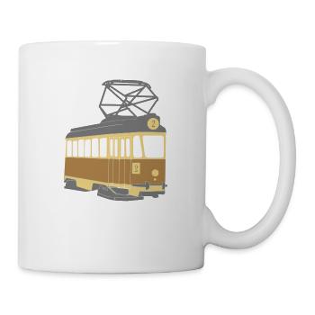 Turku tram - Mug - white - Right