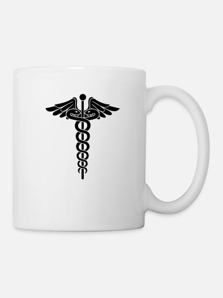 Logo de docteur - Mug blanc - blanc