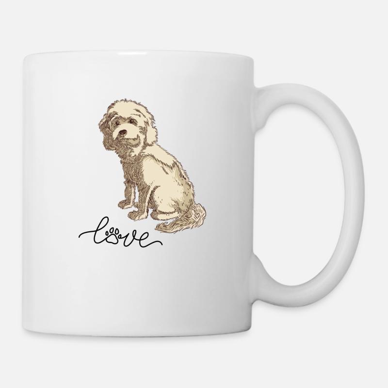 Cockapoo Cockerspaniel Pudel Zwergpudel Hundeliebe - Tasse - Weiß