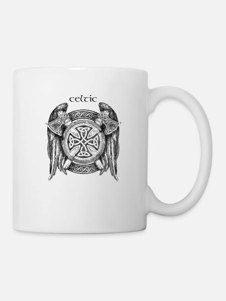 Croix celtique - Mug blanc - blanc