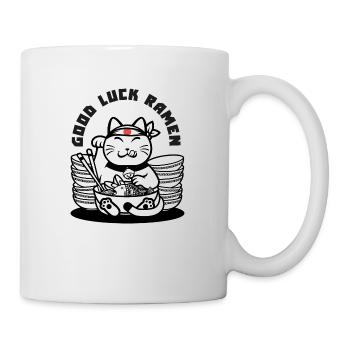 Viel Glück Ramen - maneki neko - Tasse - Weiß - Rechts