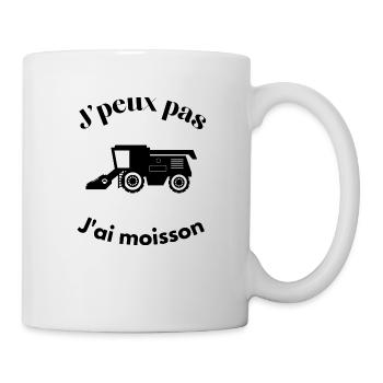 J'peux pas j'ai moisson - Mug blanc - blanc - Droite