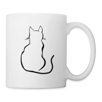 Cat animal tomcat pet kitten animals cats - Mug - white - Right