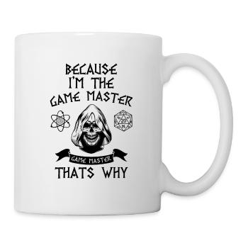 Game master Nerd Rollenspiel Geek Geschenk - Tasse - Weiß - Rechts