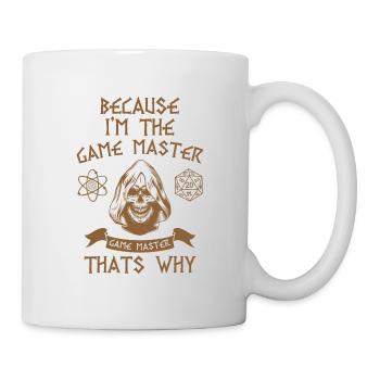 Game master Nerd Rollenspiel Geek Geschenk - Tasse - Weiß - Rechts