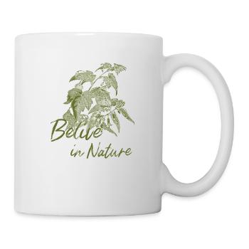 Ich glaube an die Natur - Tasse - Weiß - Rechts