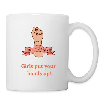 Feminism equality rights - Mug blanc - blanc - Droite