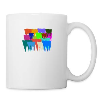 Je chie sur tes dents - Mug blanc - blanc - Droite