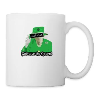 Queen II - Elizabeth England - Queen of England, - Tasse - Weiß - Rechts
