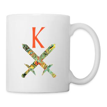 épées croisées e 200 k - Mug blanc - blanc - Droite