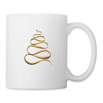 Arbre de Noël Golden Snake - Mug blanc - blanc - Droite