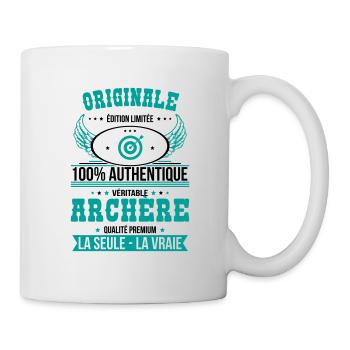 Authentique et véritable archère - Originale - Mug blanc - blanc - Droite