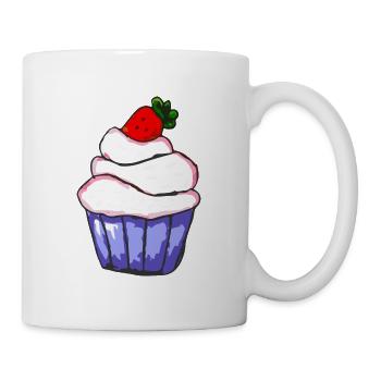 Cupcake - Petit Gâteau - Mug blanc - blanc - Droite