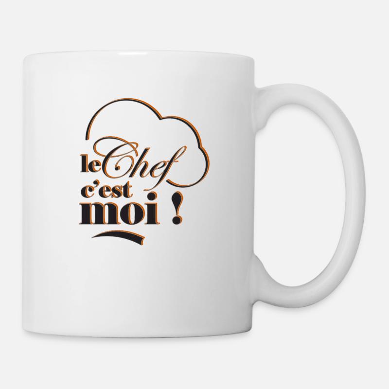 Le chef c'est moi - Mug blanc - blanc
