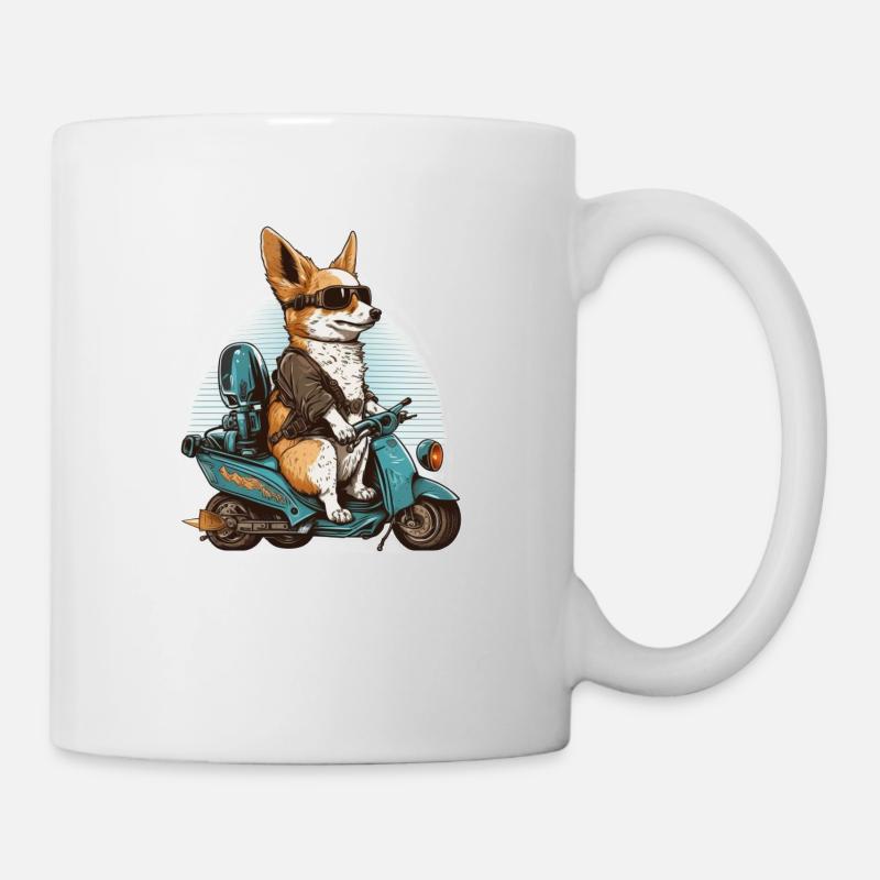 Walisischer Corgi Pembroke - Tasse - Weiß