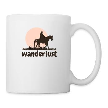 Westernreiten & Wanderreiten - Tasse - Weiß - Rechts
