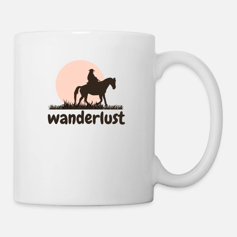 Westernreiten & Wanderreiten - Tasse - Weiß