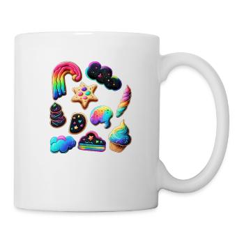 SORTIMENT AN KUCHEN UND SÜSSIGKEITEN - Tasse - Weiß - Rechts