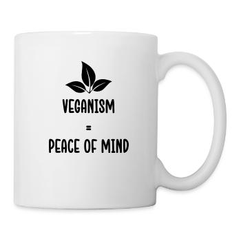 Vegan Plant Based Gesundheit Heilung Detox - Tasse - Weiß - Rechts