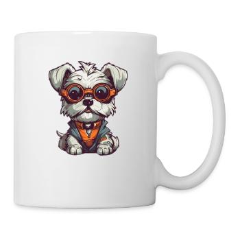 dog lover - Tasse - Weiß - Rechts