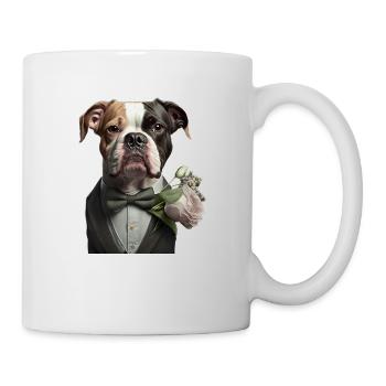 I'm not single, I have a dog - Tasse - Weiß - Rechts