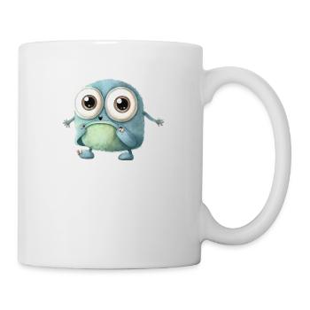 Cute monster drawing - Mug - white - Right