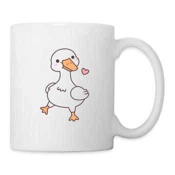 Cute Happy Goose Waddling - Mug - white - Right