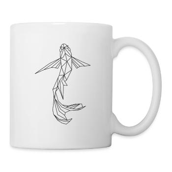 Yoga Koi - Geschenk zu Weihnachten - Tasse - Weiß - Rechts