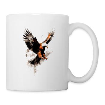 Aigle Animal sauvage américain - Mug blanc - blanc - Droite
