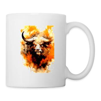 Bison Animal sauvage américain - Mug blanc - blanc - Droite